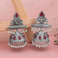 Juliet Jhumki Earrings - Red
