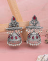Juliet Jhumki Earrings - Red