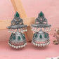 Juliet Jhumki Earrings - Green