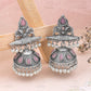 Juliet Jhumki Earrings - Lavender