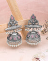 Juliet Jhumki Earrings - Lavender