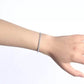 Women's Elegant Tennis Bracelet with Sparkling Stones | Classic Silver-Tone Finish