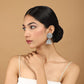 Traditional Antique Silver Plated Jhumki Earrings for Women & Girls