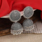 Traditional Antique Silver Plated Jhumki Earrings for Women & Girls
