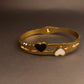 Dual Heart Charm Bracelet – Gold Plated