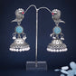 Embrace Timeless Elegance with Handcrafted Peacock Jhumkas